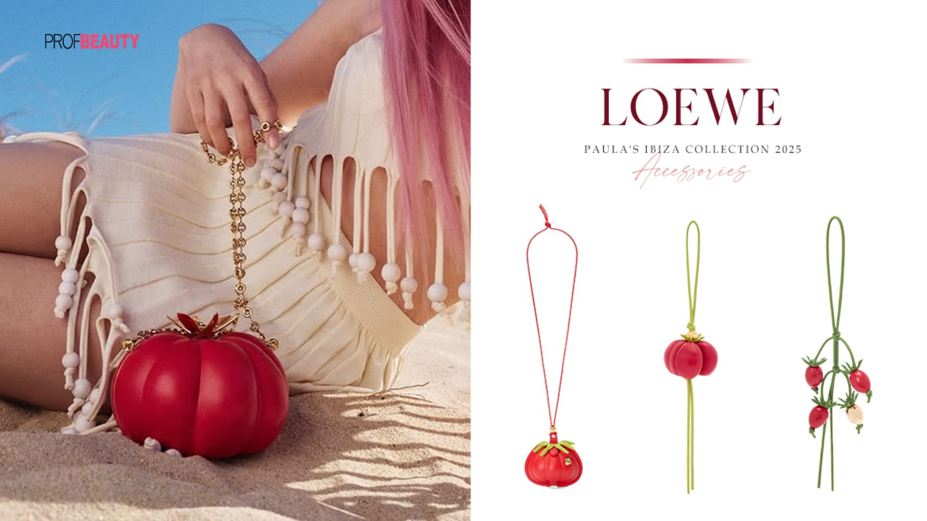 LOEWE Paula's Ibiza biến cà chua thành phụ kiện thời trang